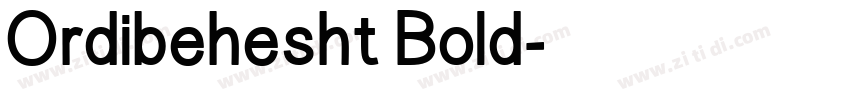 Ordibehesht Bold字体转换